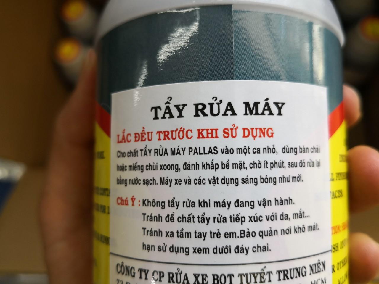 [HCM]Combo 5 Chai Tẩy Lốc Máy Siêu Sạch Pallas 620ml