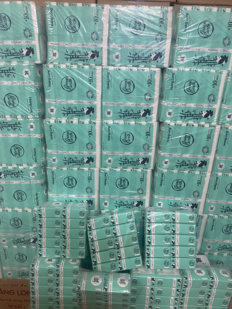 Combo 10 gói giấy rút lụa Hoàng Long