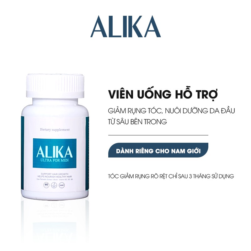 Viên uống Alika Ultra for men Giảm Rụng Tóc