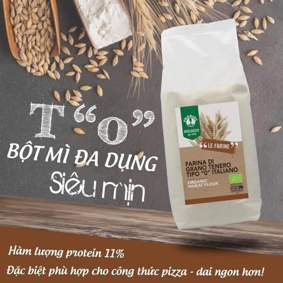 Bột mì đa dụng hữu cơ làm bánh cho bé
