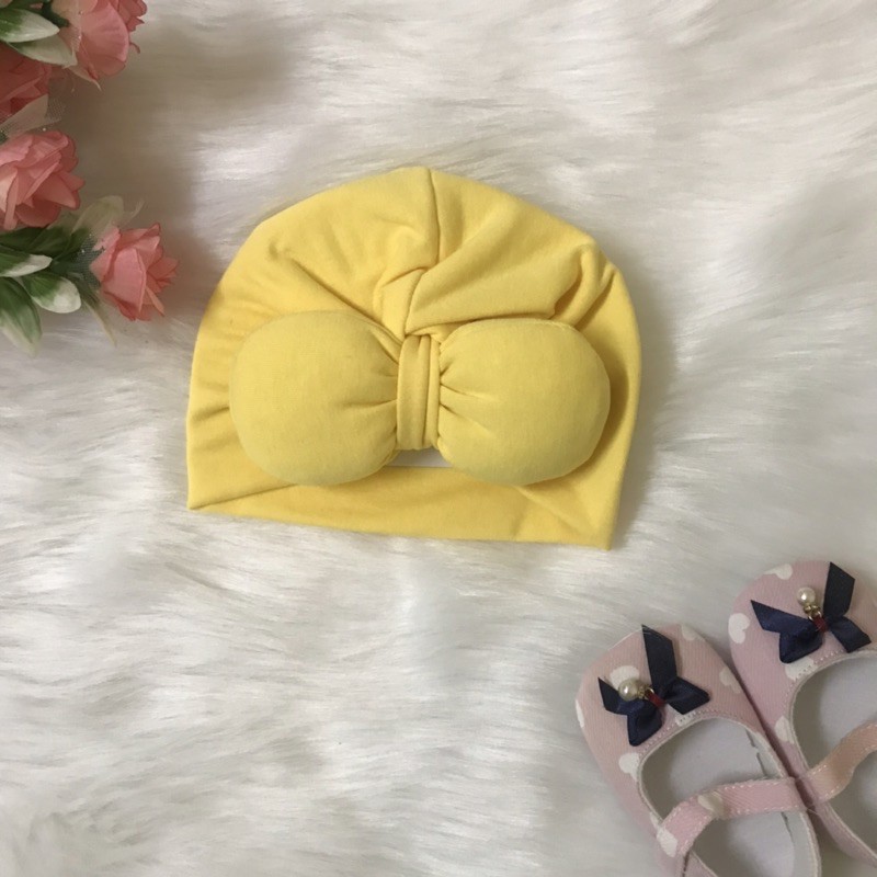 [HCM][Được chọn mẫu] Turban nón cotton cho bé gái