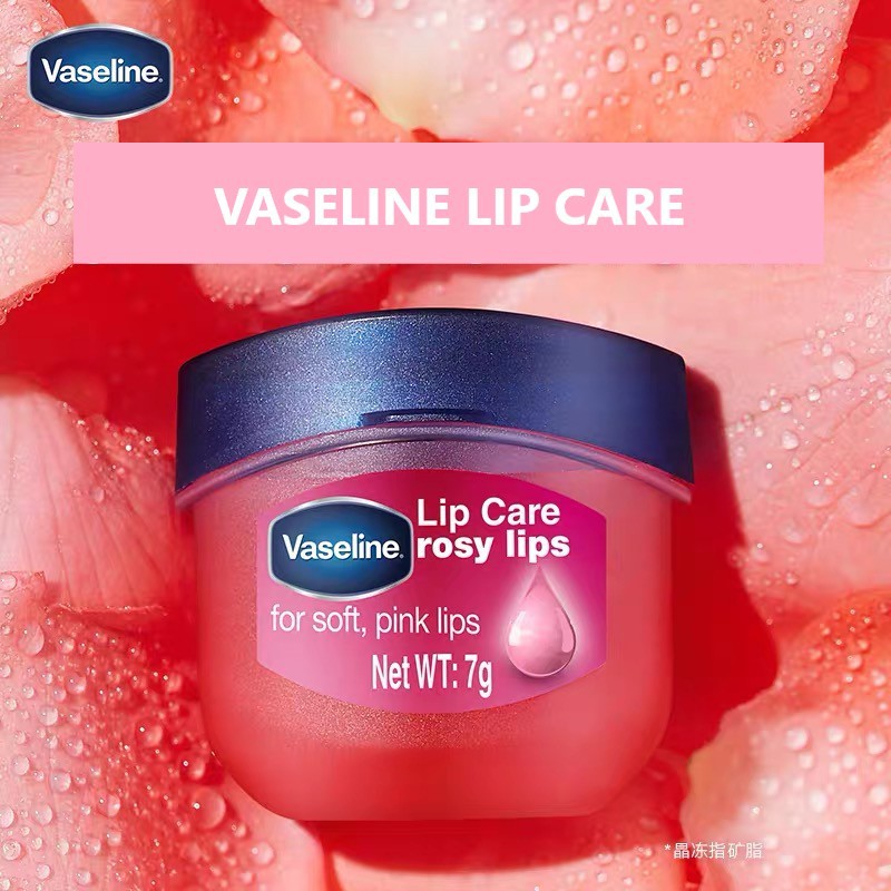 Dưỡng môi hồng và mềm Vaseline Lip Therapy 7g dưỡng ẩm cho môi và làm hồng môi