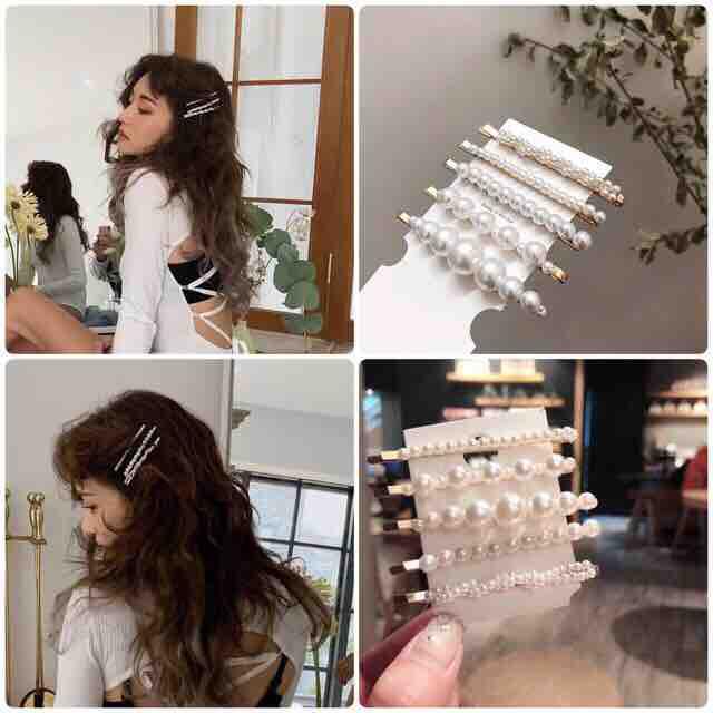 Sét 5 cặp đính hạt siêu xinh