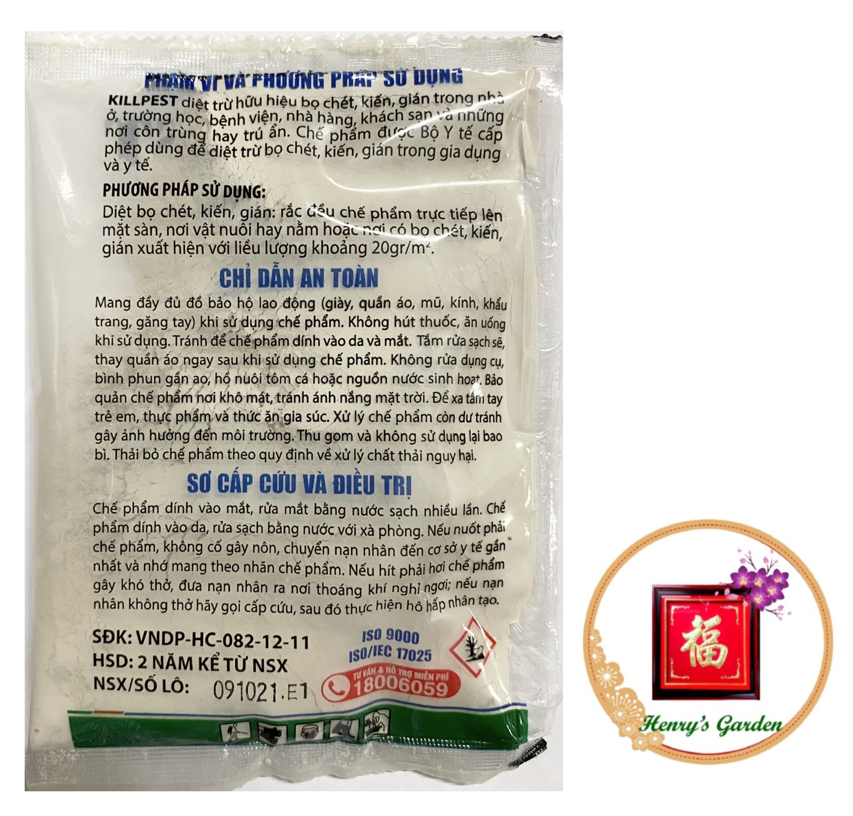 Killpest - Trừ Bọ Chét, Kiến, Gián - #079B# 50g