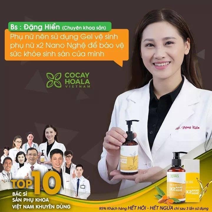 Gel ddvs phụ nữ x2 Nano nghệ [ngăn ngừa viêm nhiễm phụ khoa, kháng viêm, mùi, hồng xinh se khít]