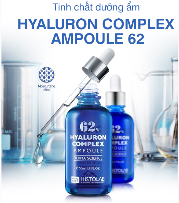 Tinh Chất Histolab 62% Hyaluron Complex Cấp Ẩm, Phục Hồi Da - 50ml