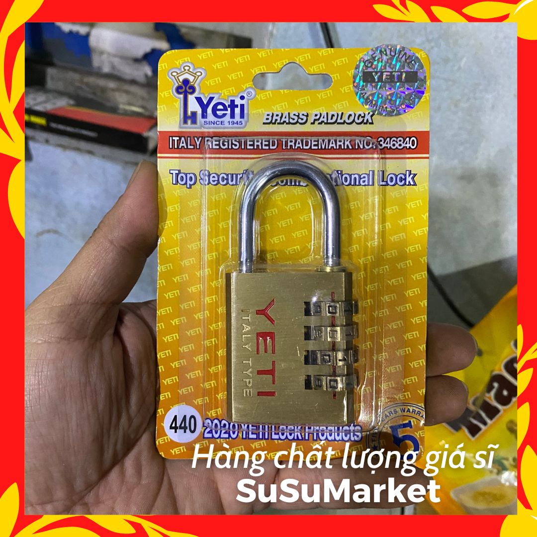 Ổ Khoá Số 4 Phân YETI 440 Khóa Tủ, Locker