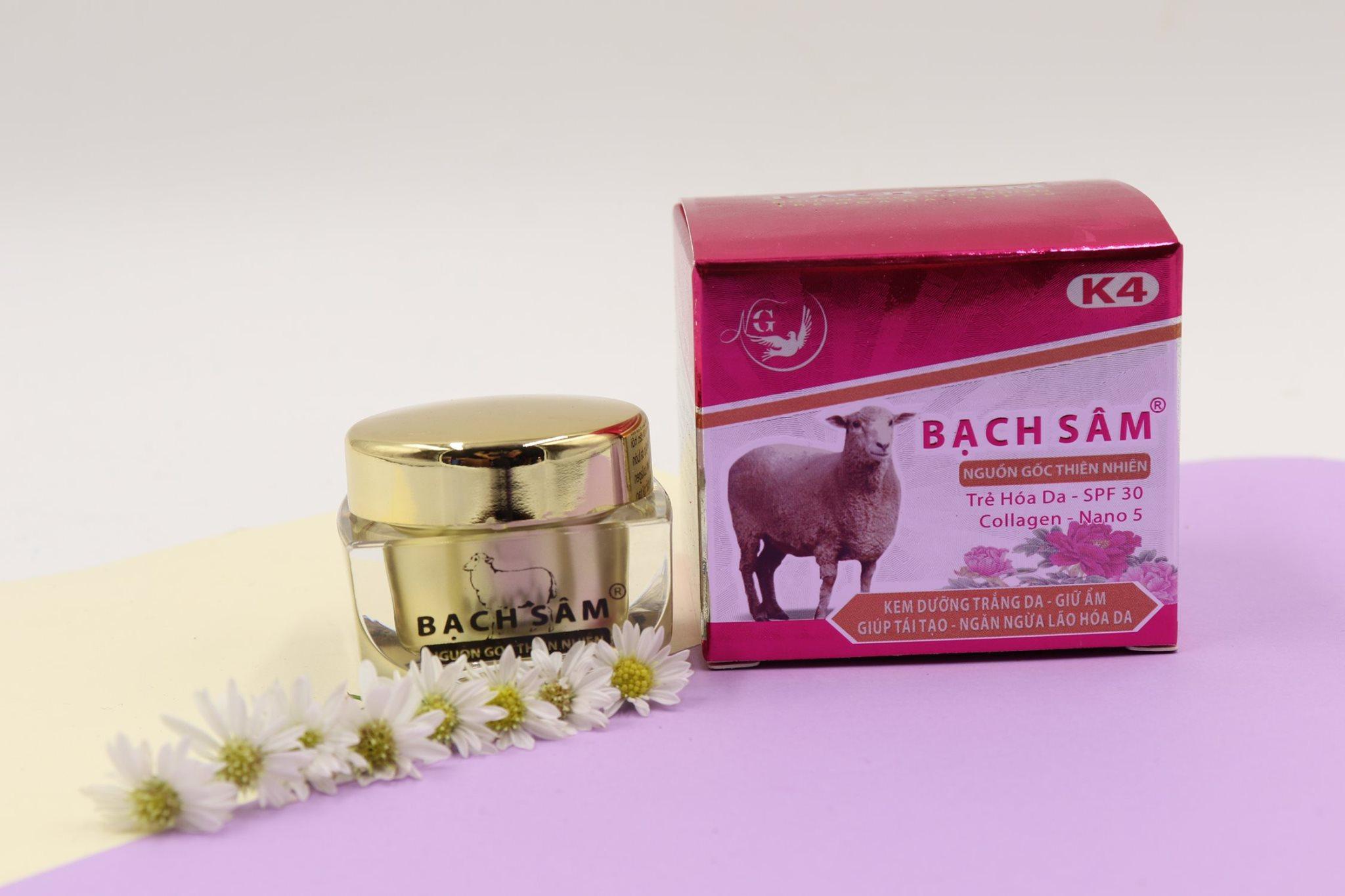 [HCM]Kem dưỡng trắng da - giữ ẩm Bạch Sâm K4 (18g)