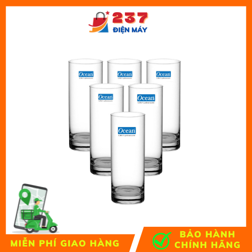 Bộ ly ocean thuỷ tinh cao cấp, bộ 6 ly cao 320ml