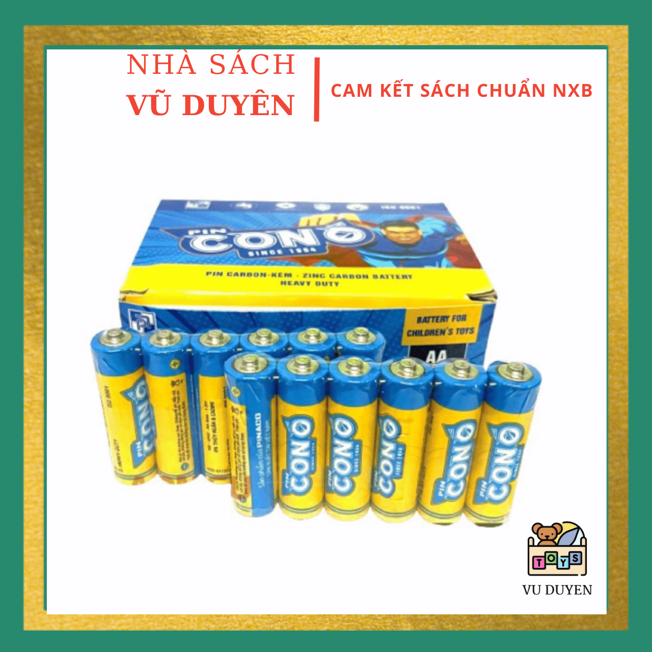 Pin tiểu con ó lốc 6 viên