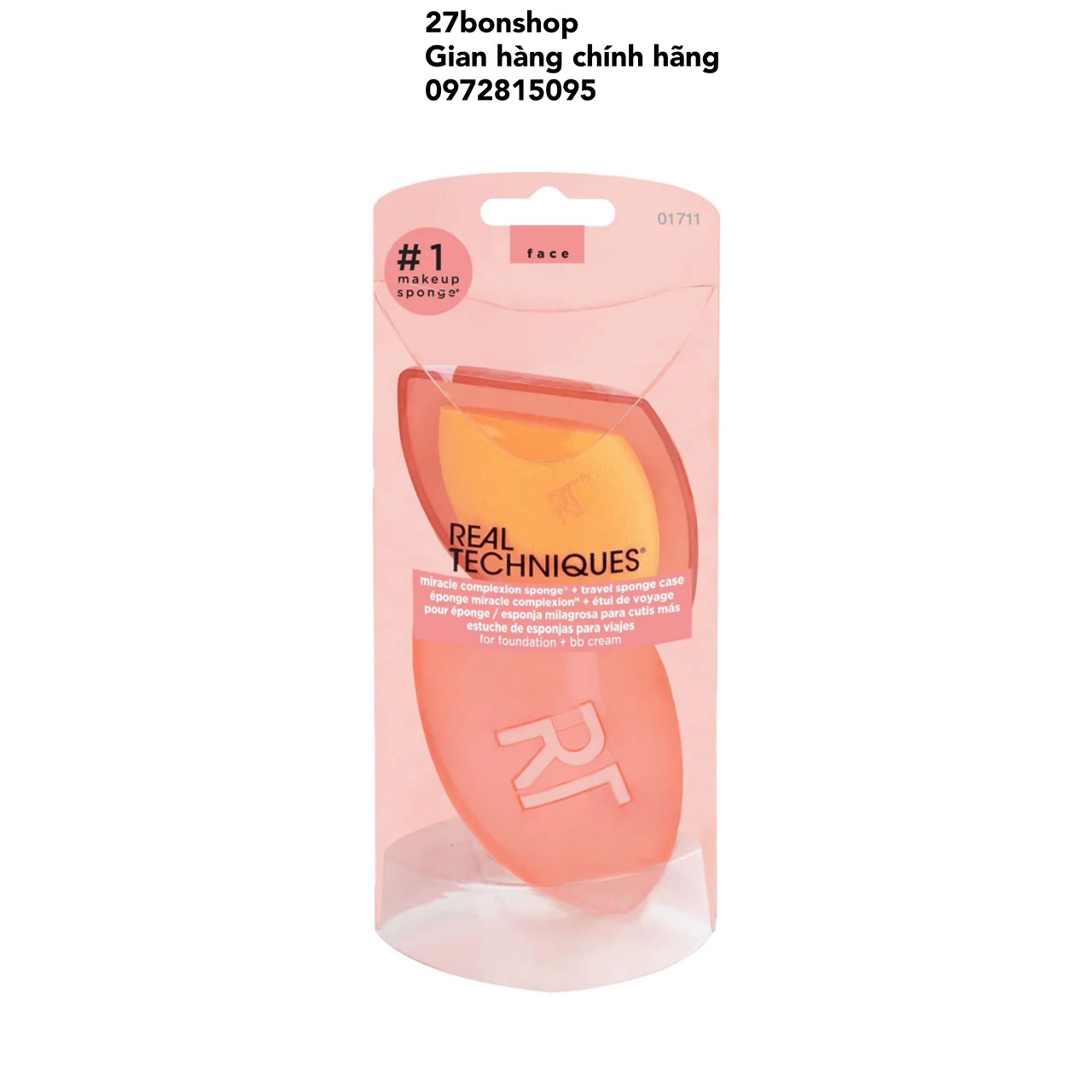 Mút Tán Kem Nền Real Techniques Miracle Complexion Sponge Real Techniques - Mẫu mới