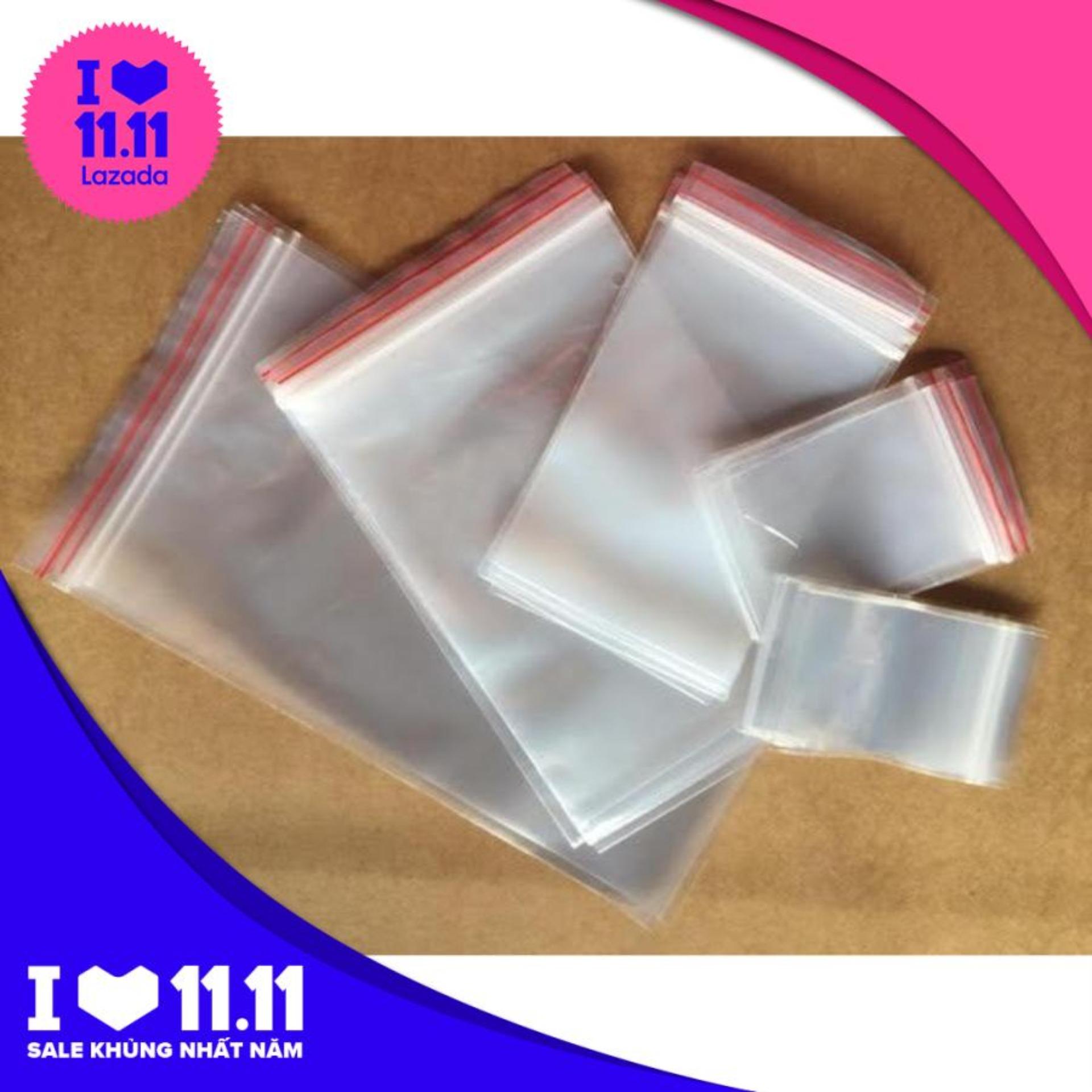 TÚI ZIP SỌC ĐỎ SIZE 35x45 cm [1kg]