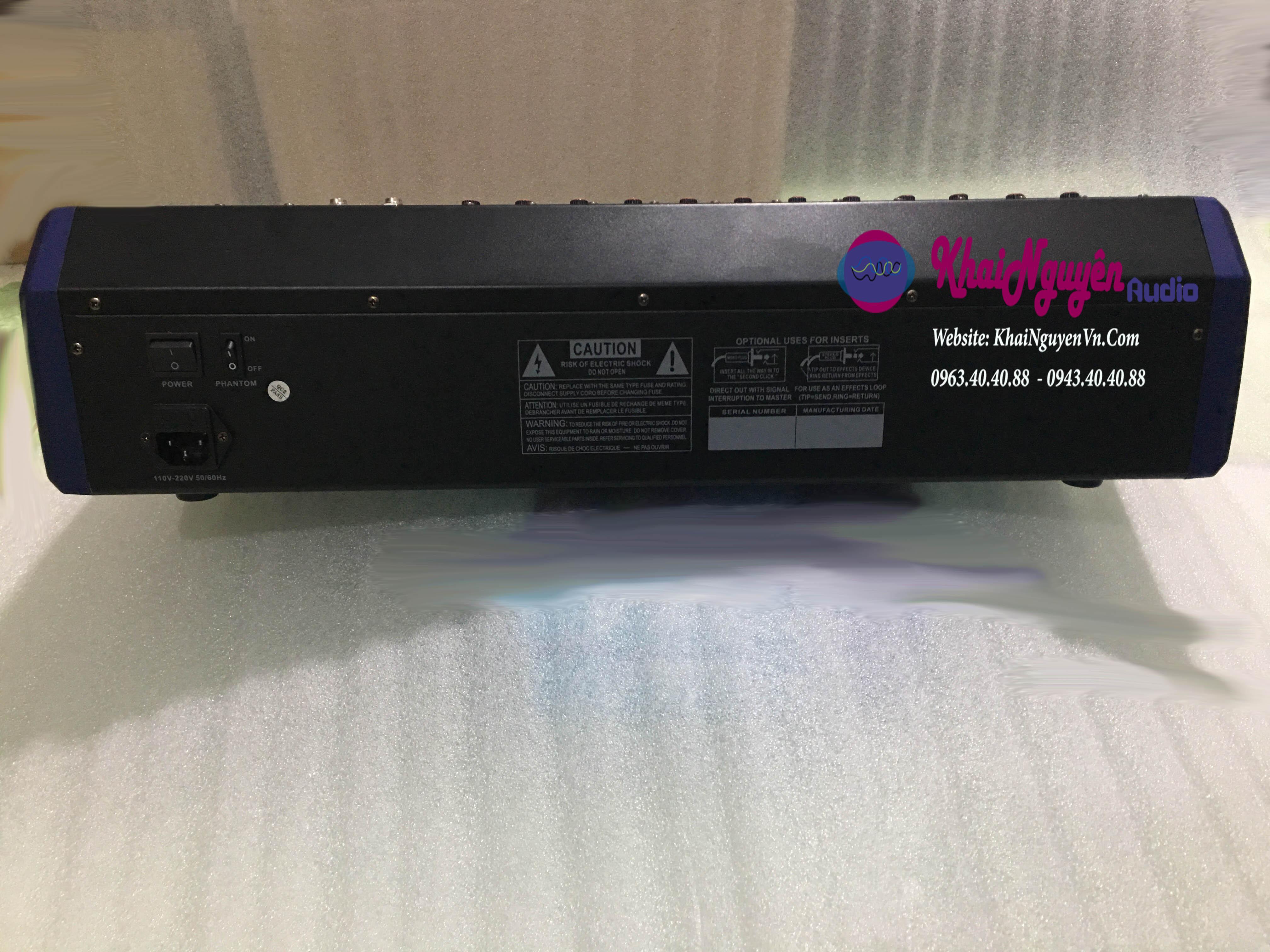 Bàn mixer 12 line Pioneer M12 có bluetooth, usb chíp dsp 16bit