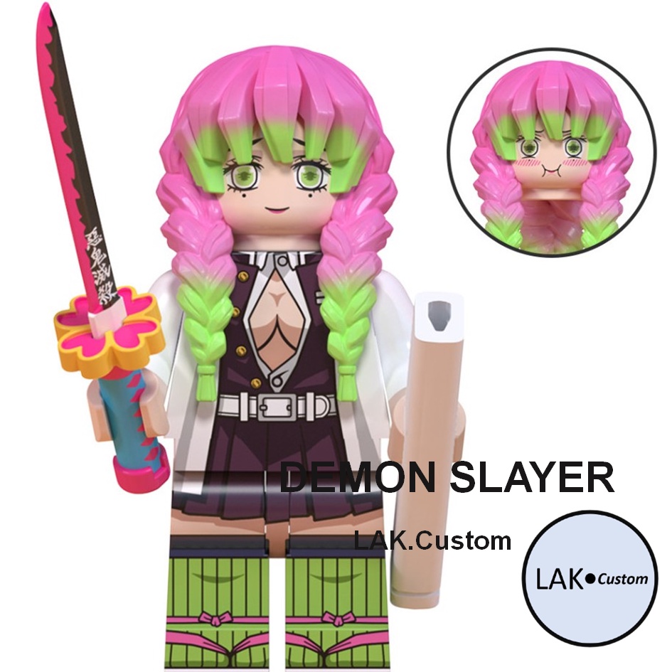 MÔ HÌNH MINIFIGURES KIMETSU NO YAIBA - THANH GƯƠM DIỆT QUỶ - CỬU TRỤ CỘT DEMON SLAYER - TEEN TITANS