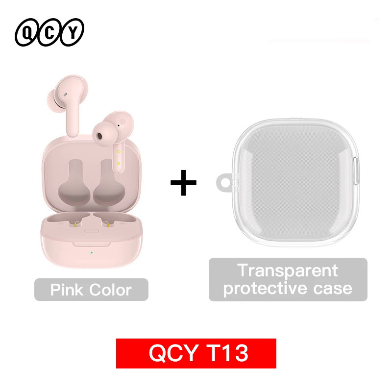 Qcy T13 Bluetooth wireless headphone TWS HiFi earphone 4 microphones ENC HD call headset touch control earbuds
