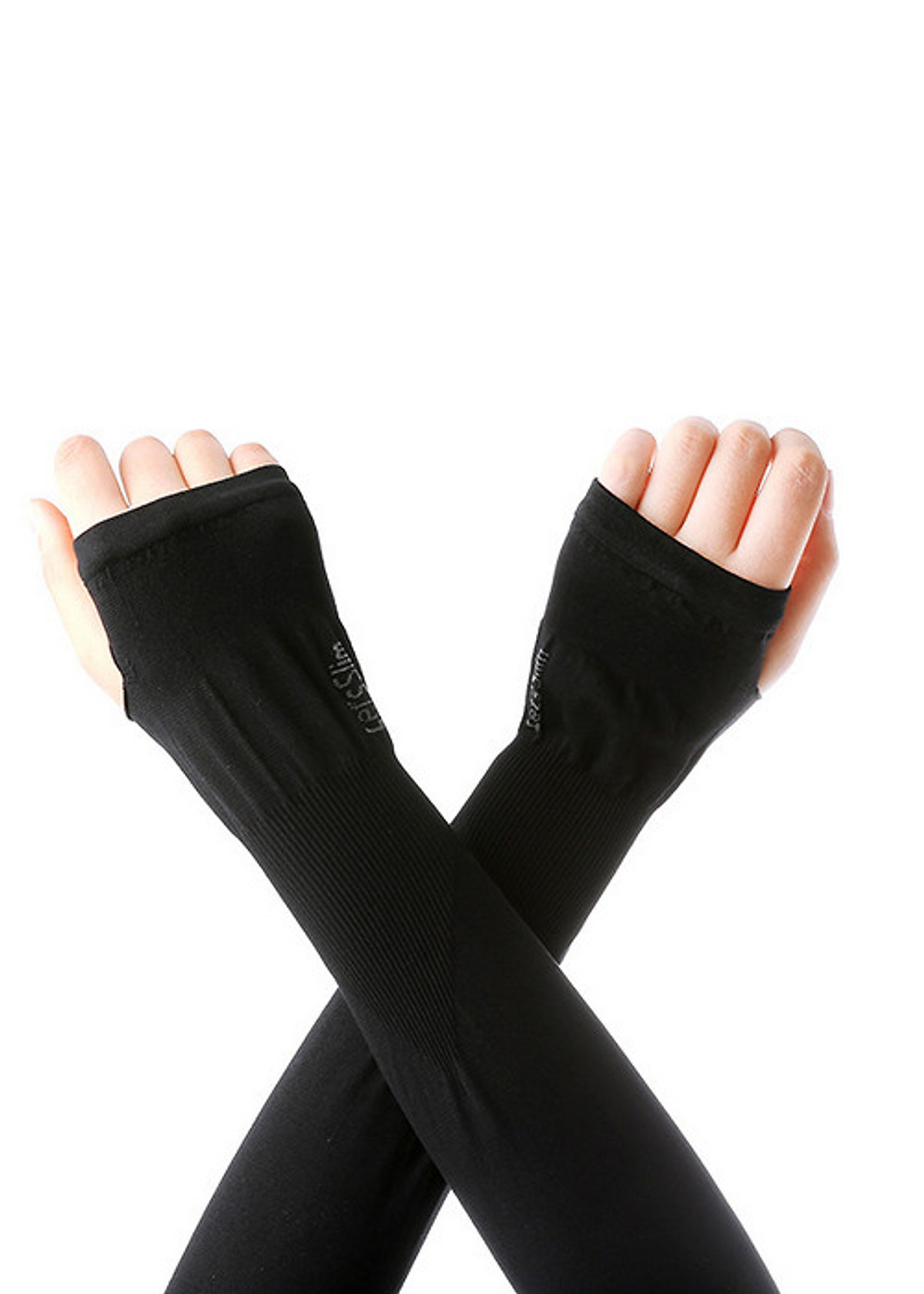 Găng tay chống nắng Lets Slim - Màu đen