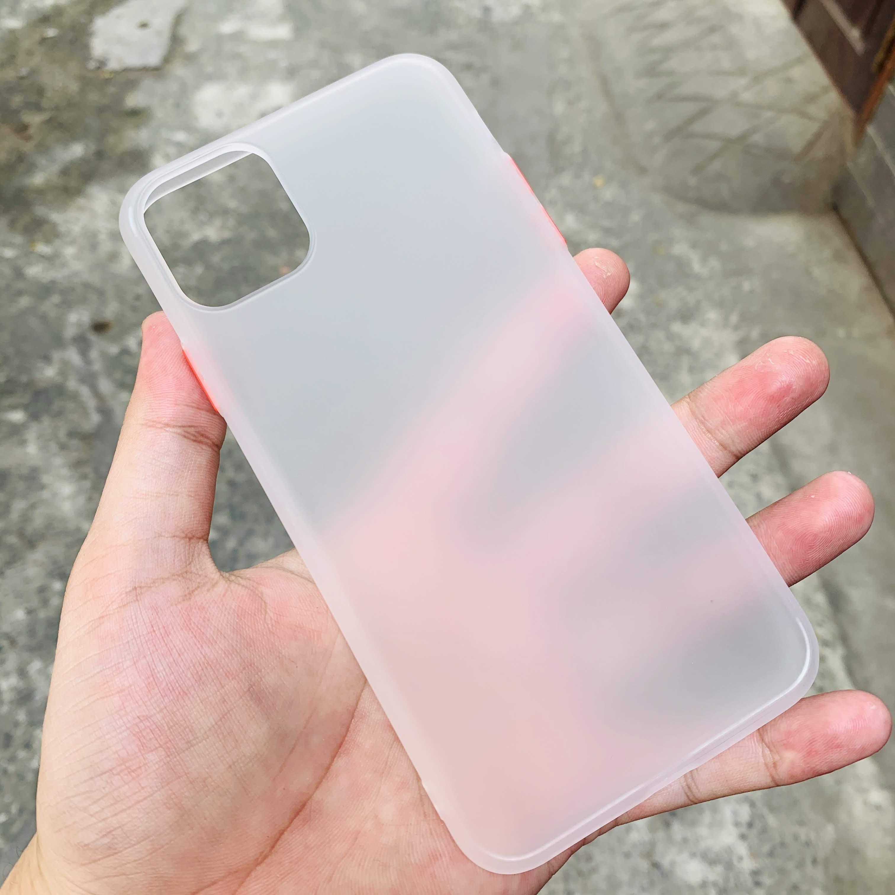 Ốp Lưng Iphone 11  Iphone 11 Pro Max nhám viền màu