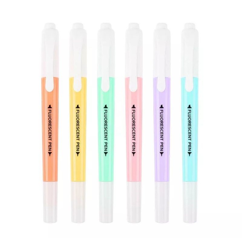 [HCM]Bút Dạ Quang Pastel New Fluorescent 6 Màu No.818 (1 cây)