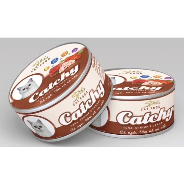 Pate Cho Mèo CATCHY Lon 170g