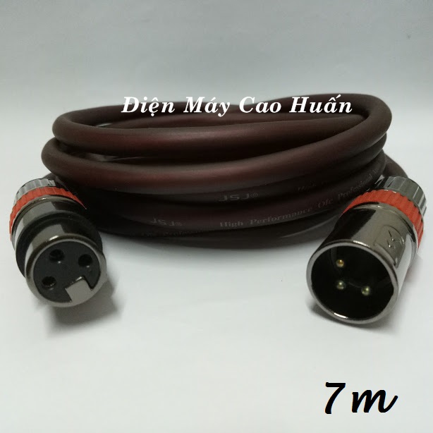 [HCM]Dây micro Jack canon XLR đực ra XLR cái 7m