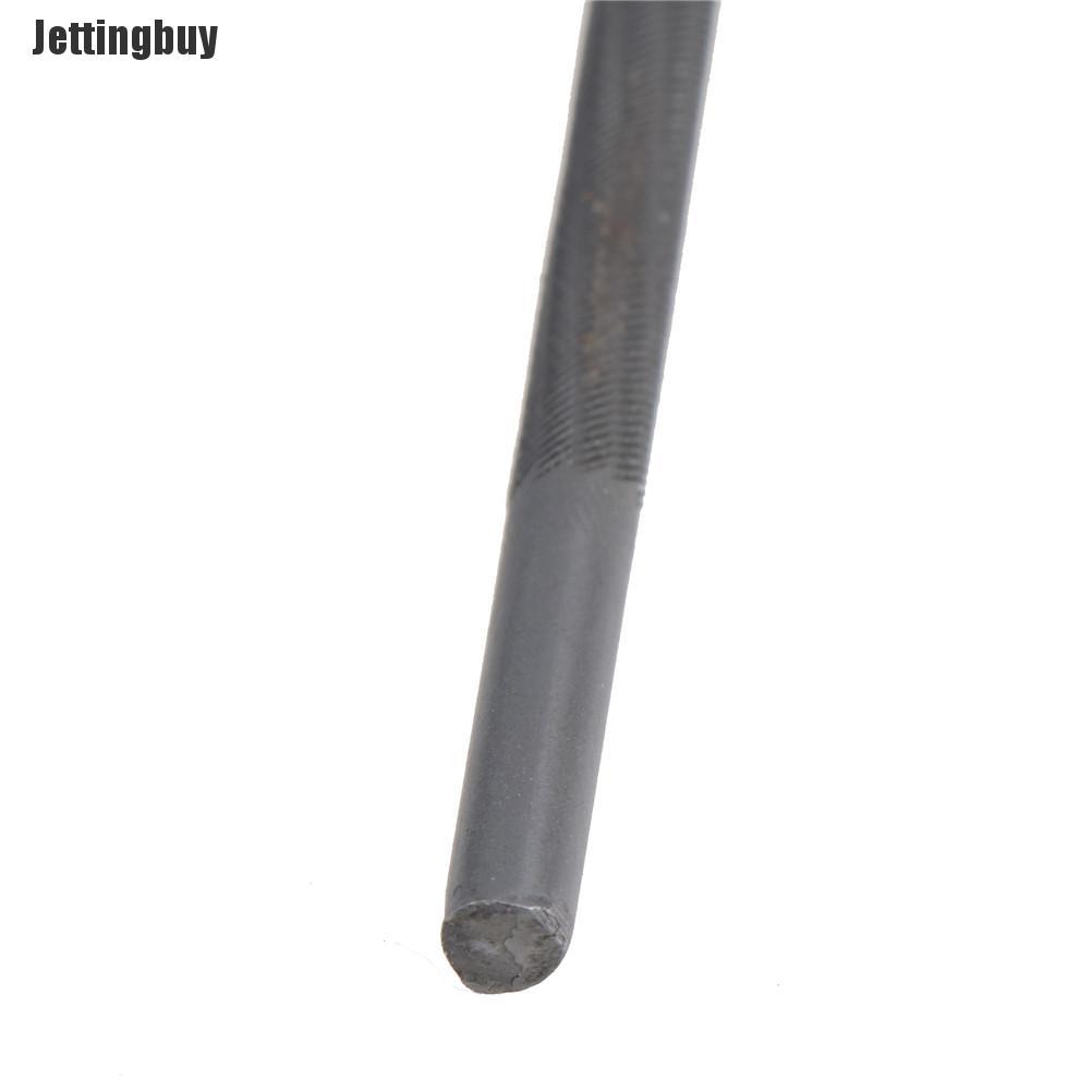 Jettingbuy 4mm Round Handle Chainsaw Files Saw Chain Sharpener Grater Holder