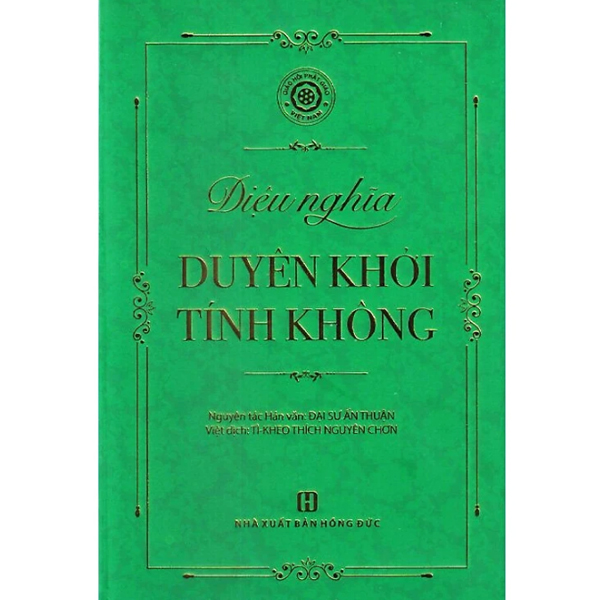 Sách - Diệu Nghĩa Duyên Khởi Tính Không