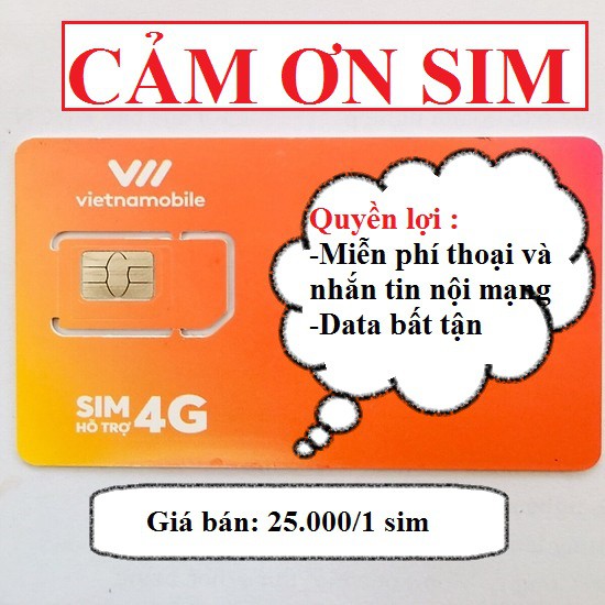 [HCM]Sim Vietnamobile Data Bất Tận Giá Rẻ
