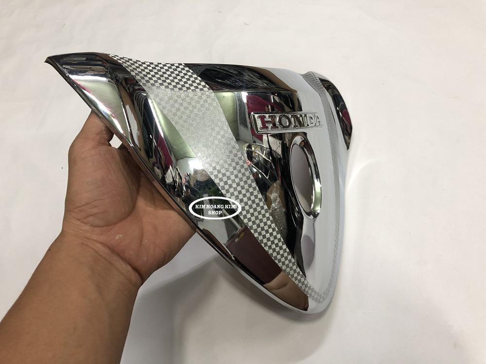 Ốp Mặt nạ Xi INOX gắn SH MODE
