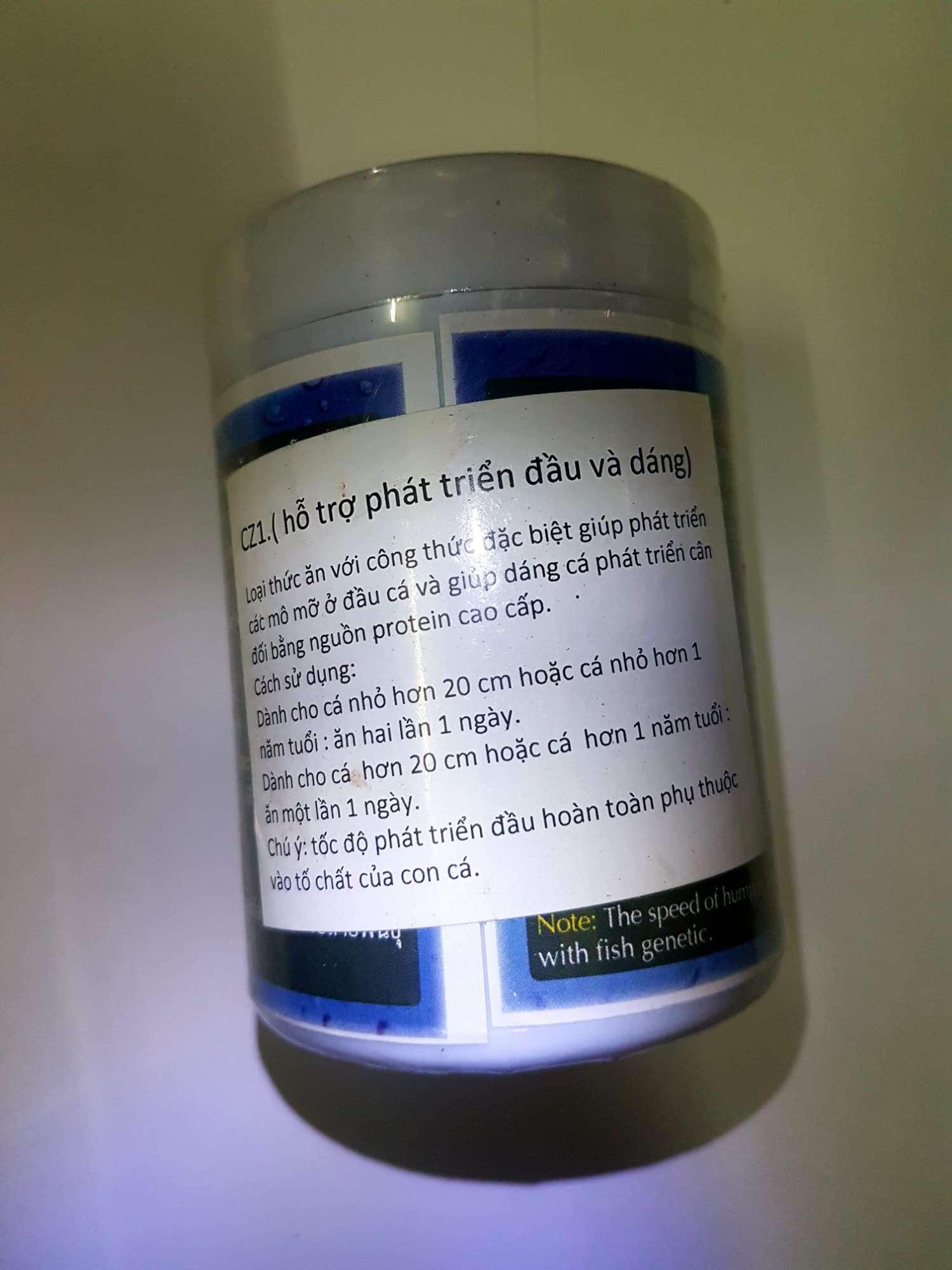 [HCM]Thức ăn cho cá la hán tăng đầu đẹp dáng CZ1