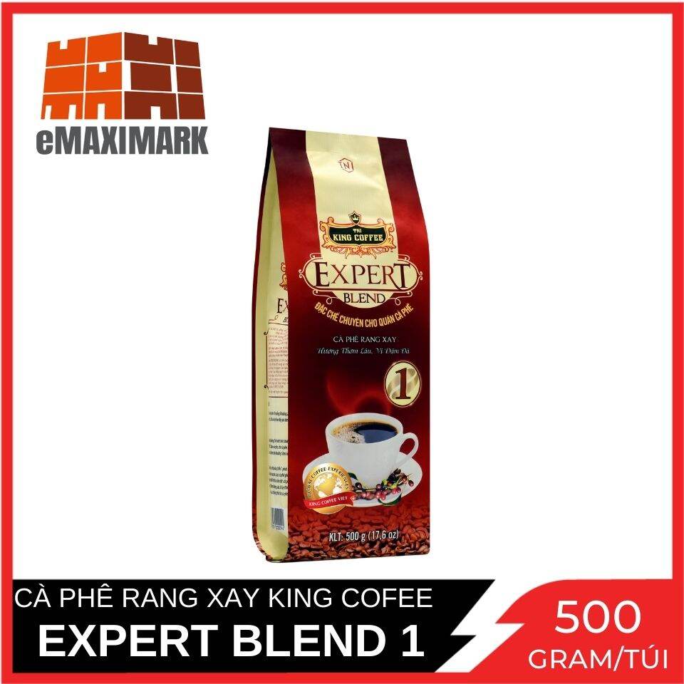 HCM ship 2h Cà phê Rang xay King COFFEE Expert Blend 1 Túi 500 gr
