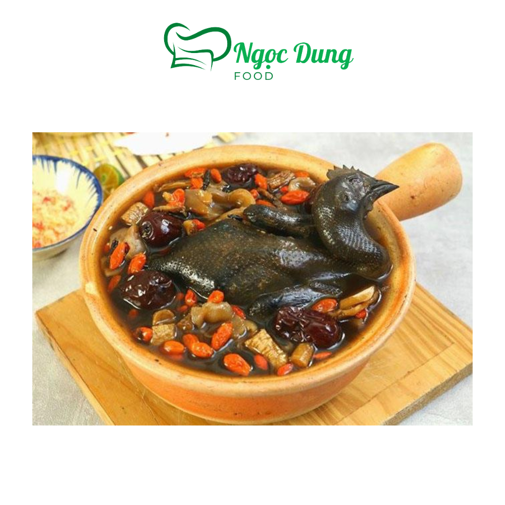 Gà ác tiềm thuoc bac set 2 con như hình (giao hoả tốc tphcm)