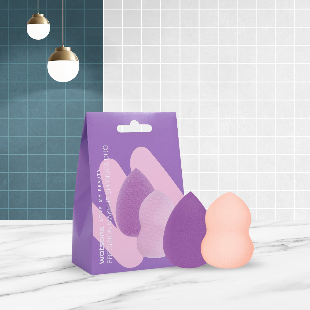 Watsons Oval Makeup Sponge 2Pcs