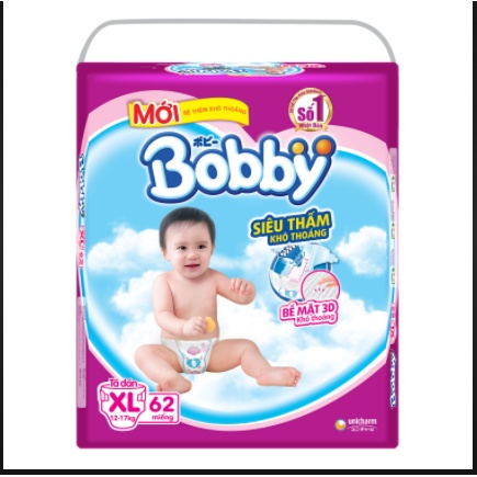 (CỘNG MIẾNG) TÃ DÁN BOBBY CHÍNH HẰNG M76, L68, XL62, XXL56