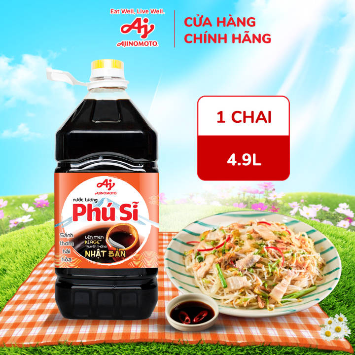 Chai Nước Tương “Phú Sĩ” 4.9l/Chai