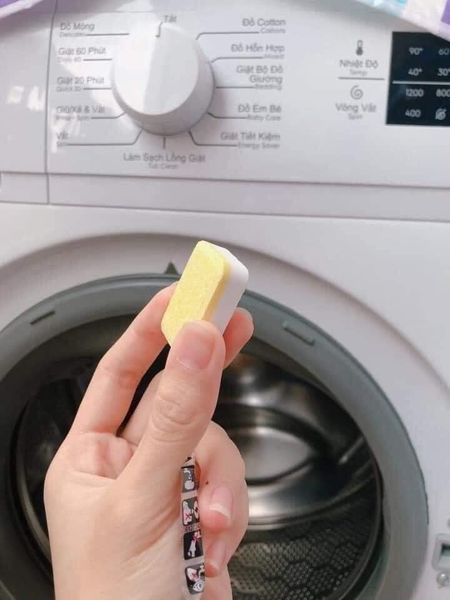 Tách lẻ - Viên tẩy lồng máy giặt Denkmit