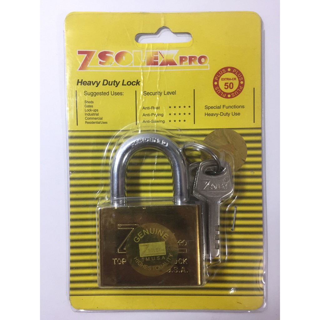 Ổ khóa cửa zsolex 50mm cao cấp chính hãng