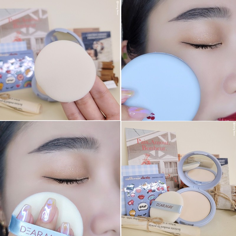 Phấn Phủ Nén DearMay California Cherry Sebum Pact 12G