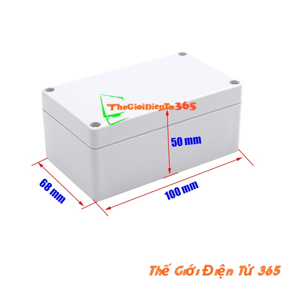 Vỏ hộp nhựa đựng module, mạch điện tử 100x68x50mm chống nước