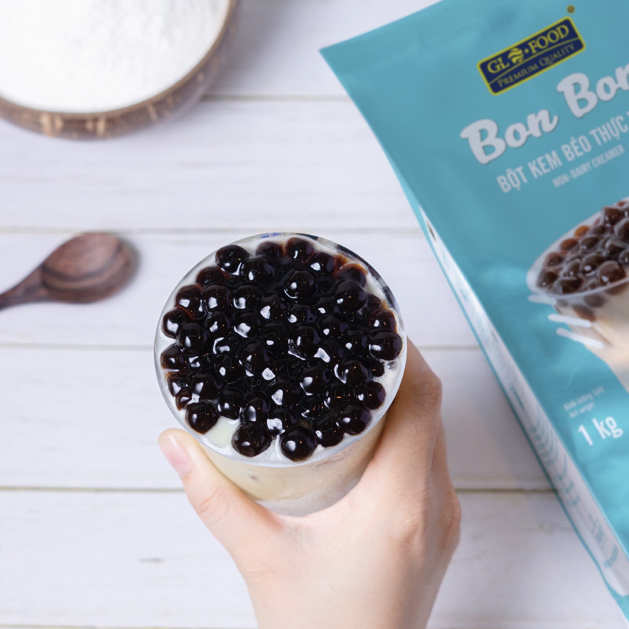 BỘT KEM BÉO THỰC VẬT BON BON