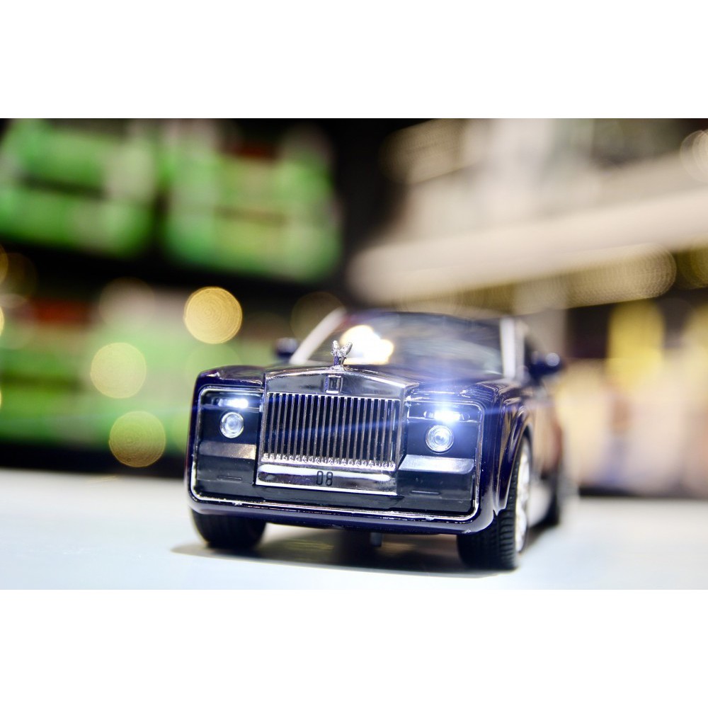 Xe mô hình tĩnh Rolls Royce Sweptail tỉ lệ 1:24 XLG màu Xanh/Đen