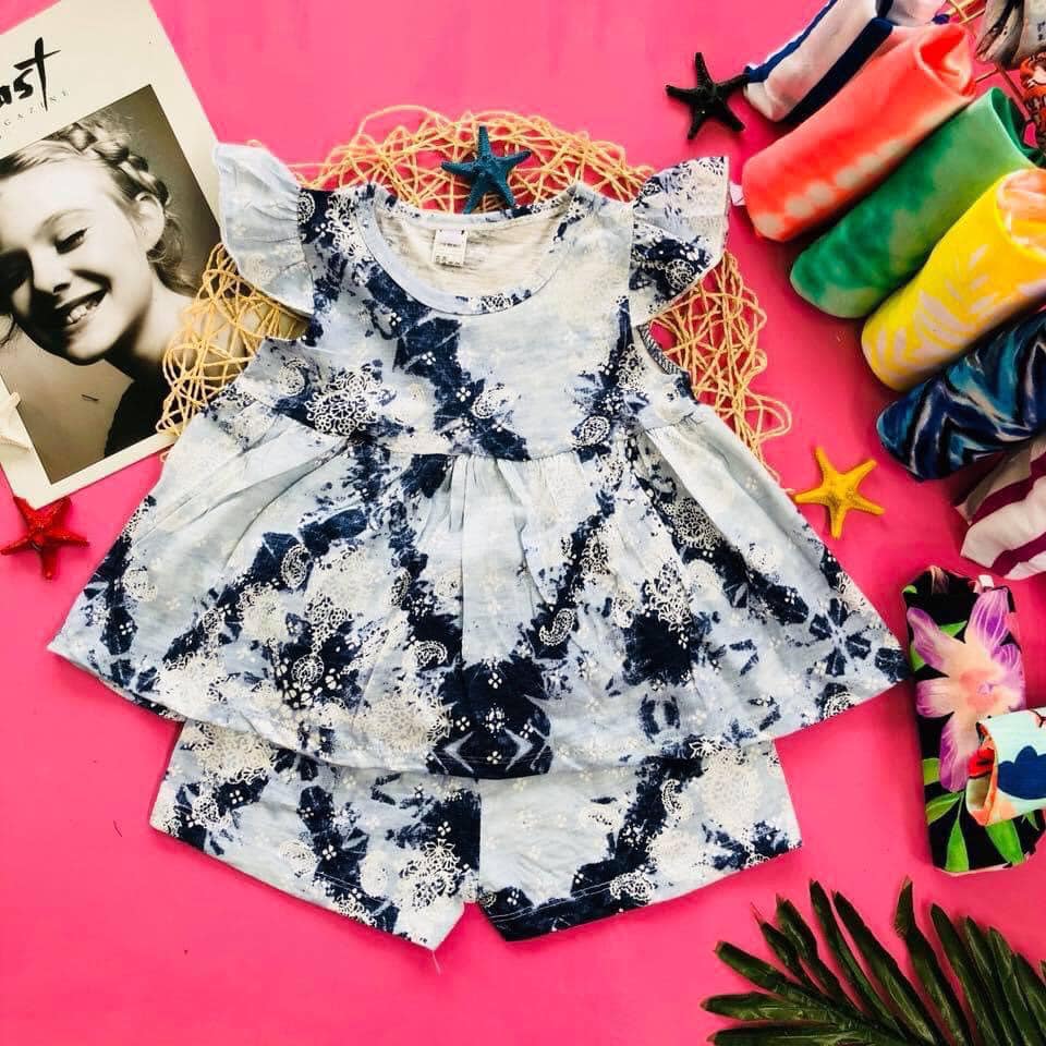(HÀNG CÓ SẴN) combo 5 bộ cánh tiên cho bé 5 - 20kg thun cotton