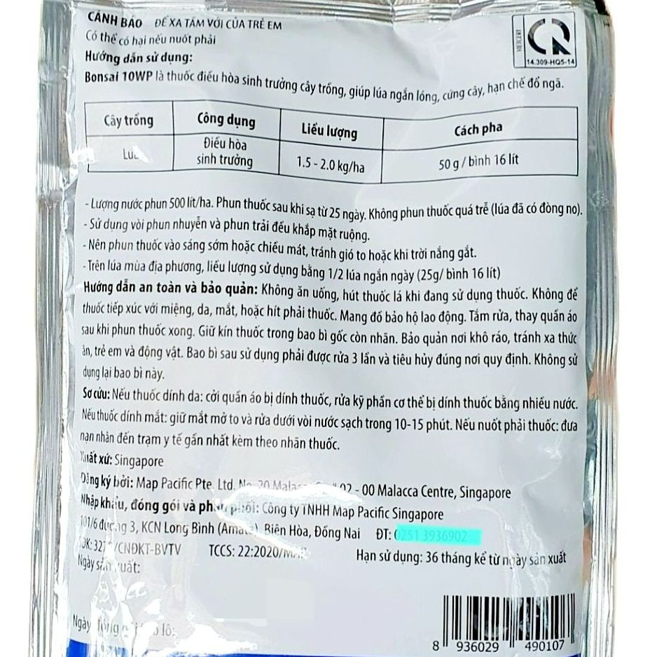 💎 Bonsai 10WP (100g) Thuố c điều hoà sinh trưởng💖