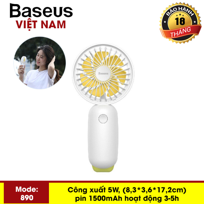 Quạt mini - Quạt tích điện  cầm tay pin sạc Baseus F890 Firefly Mini Fan  (Portable Rechargeable Mini USB Hand Fan) 3-Tốc Độ Có Thể Điều Chỉnh Cho Sinh Viên nhân viên văn phòng - Phân phối bởi Baseus Vietnam