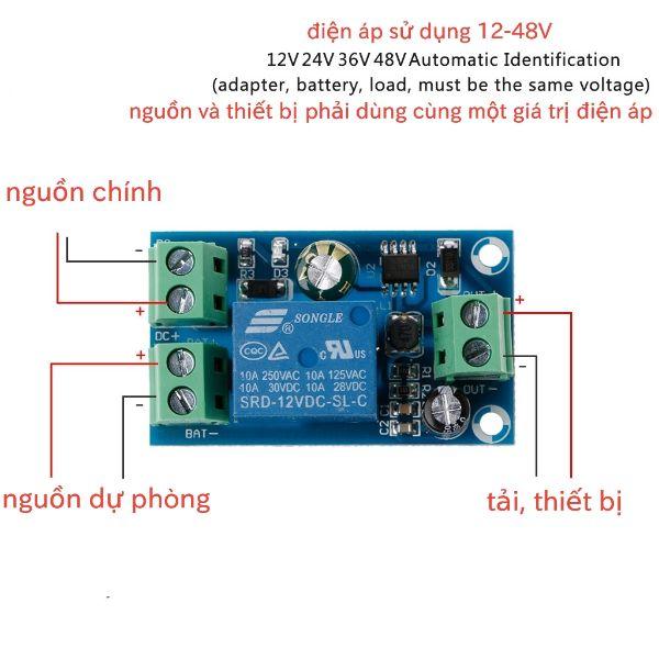 Mạch chuyển nguồn tự động auto UPS Switching độ trễ cực thấp