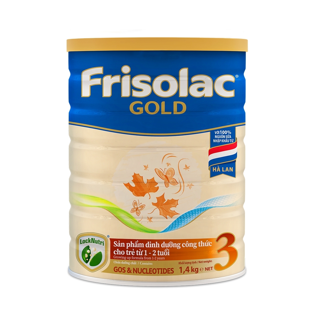 Sữa bột Frisolac Gold 3 1.4kg/ 850g(Mới)