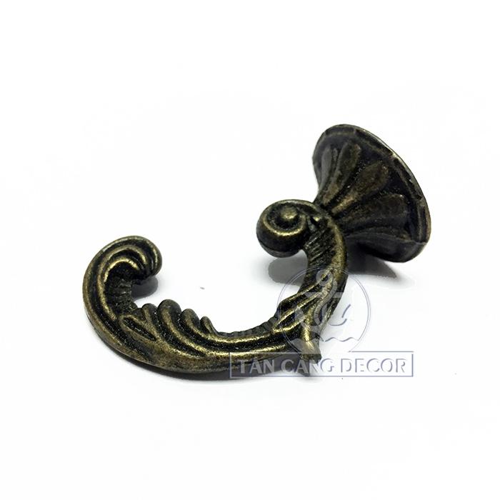 Móc treo đơn hình đôi cánh 4 màu đồng sẫm- KT: 4.5cm