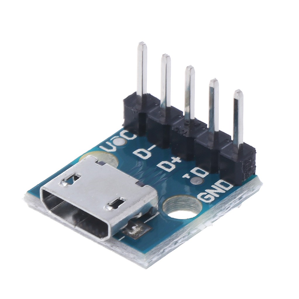 045 Mạch Ra Chân (hàn) Cổng Micro USB (MCU-Micro USB to DIP 5Pin) - 3 cái