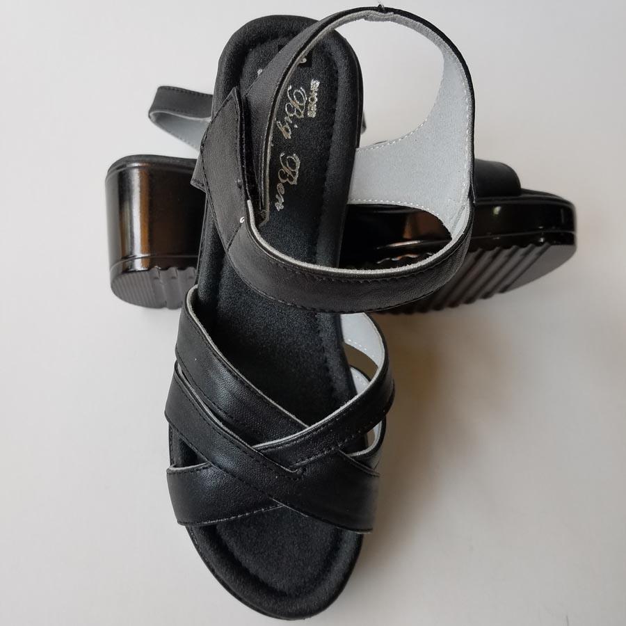 [HCM]Giày Sandal Nữ Đế Xuồng BIGBEN Da Bò Thật Cao Cấp