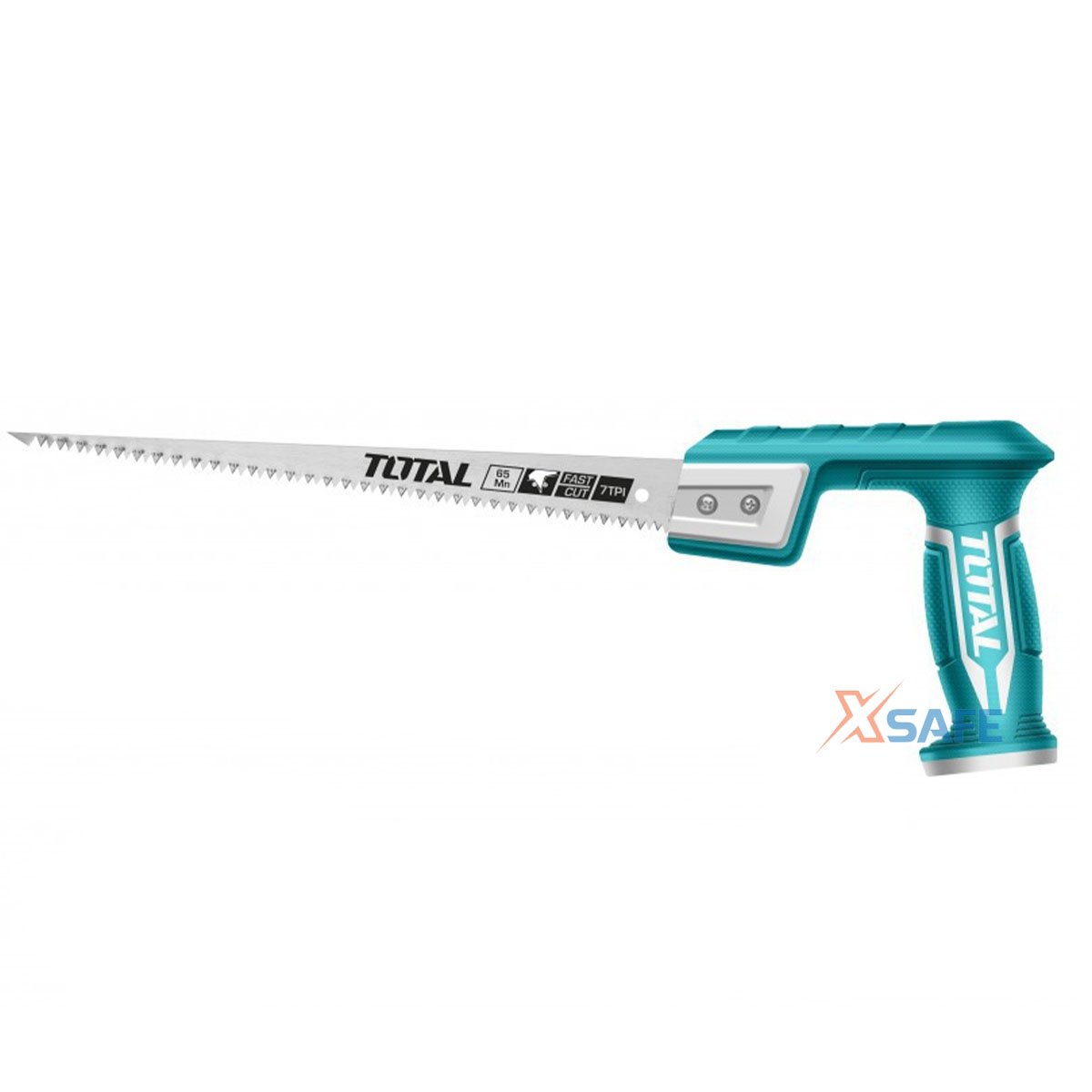 Hand saw the compa total THCS30026 design sharp tip, saw straight material SK5 premium for durability, good heat resistance, step teeth 7tpi with sharp high distribution genuine xsafe