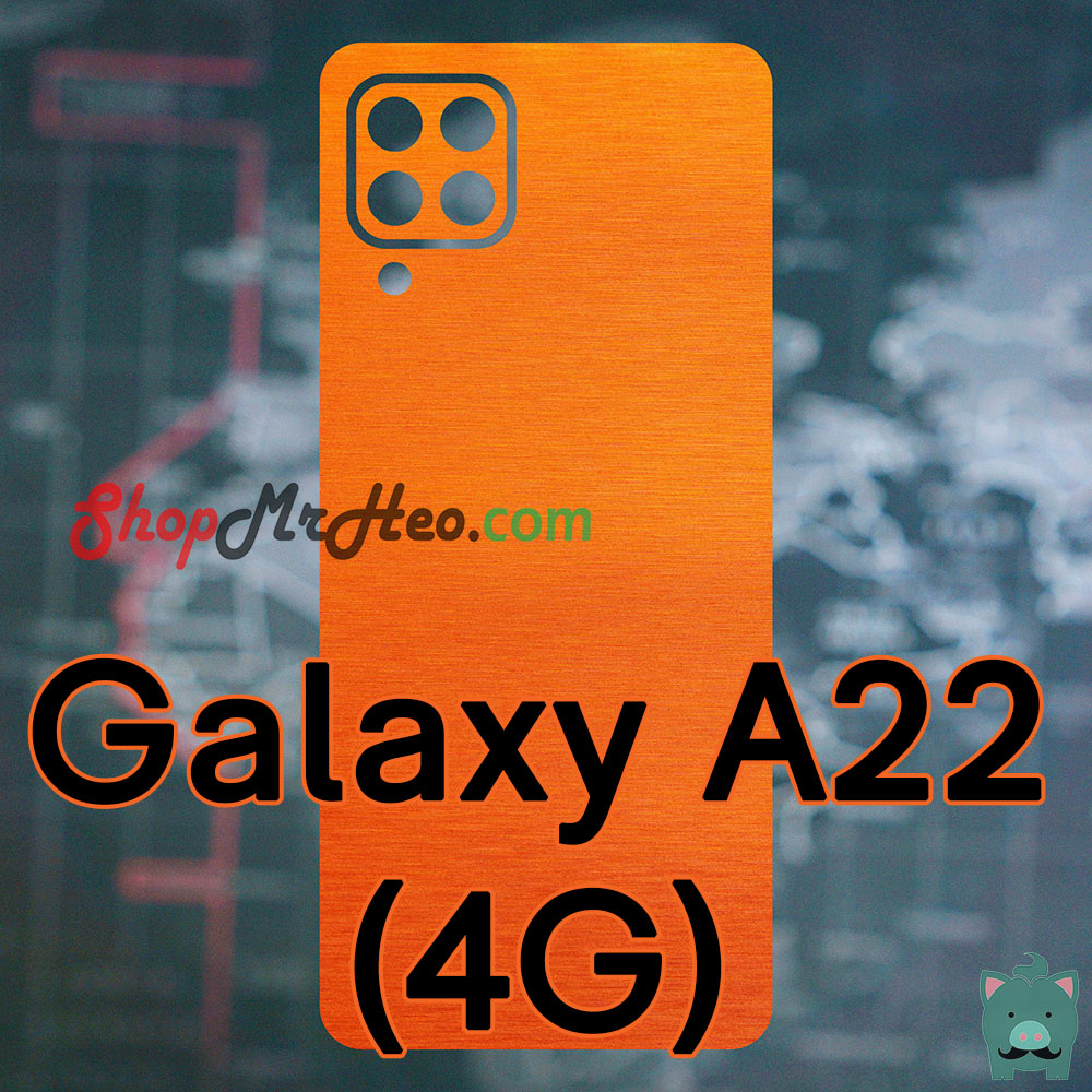 Dán Skin Màu Mặt Sau Lưng Nhôm Xước Samsung Galaxy A72 - A52 5G - A52s -A52 - A32 5G - A32 - A22 5G - A22